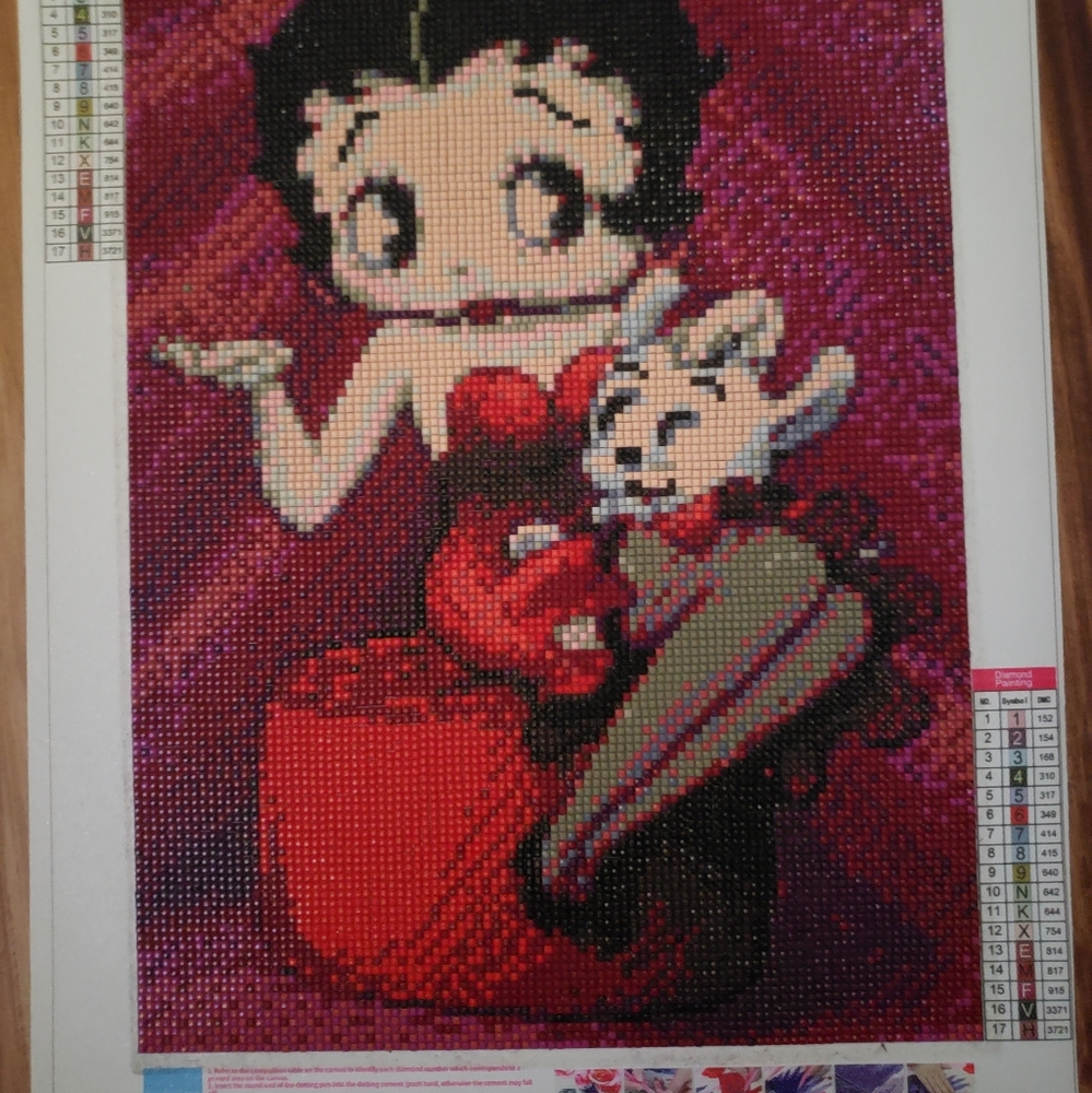 Betty Boop Diamond Painting.